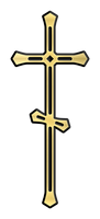 Крест K-5 латунь
